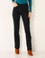 Rechte broek &bdquo;ultra comfortabel&ldquo; met elastische tailleband (zwart)