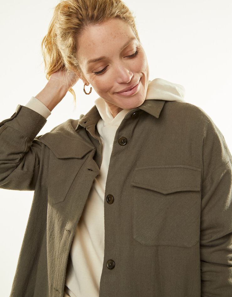 surchemise femme unie