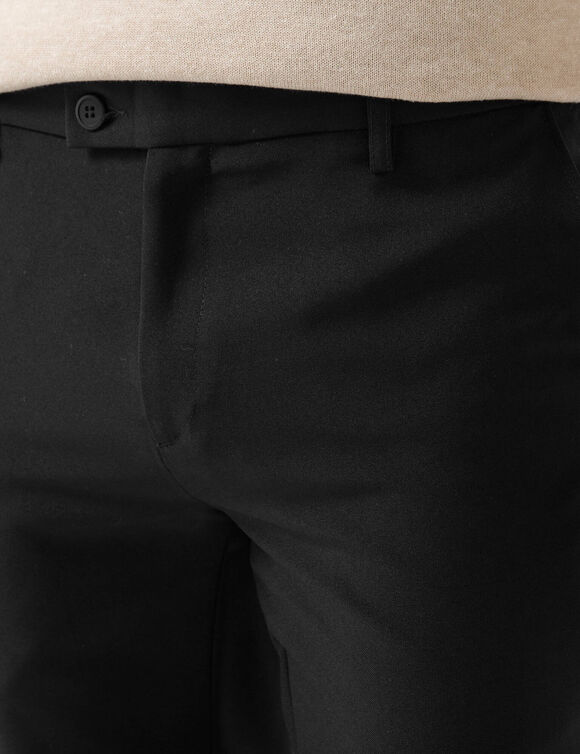 Pantalon ceinture ajustable invisible - polyester (noir)