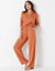 Pyjama doux colo polo (caramel)