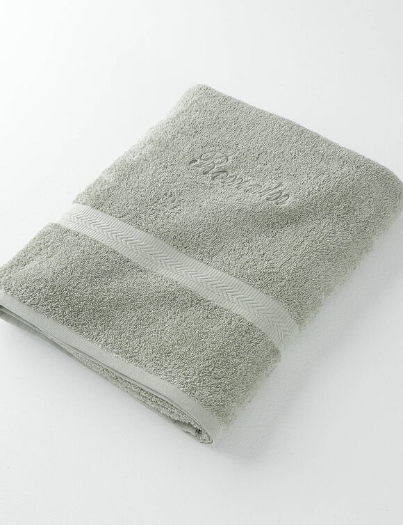 Collection serviettes de bain personnalis&eacute;es - confort moelleux 420 g/m&sup2; (tilleul)