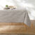 Nappe toile cirée imprimée vagues  (taupe)