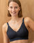 Soutien-gorge moul&eacute; invisible dentelle  microfibre - sans armatures (noir)
