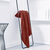 Plaid polar fleece met pluche gevoel (terracotta)