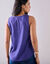 Caraco col V dentelle (violet)