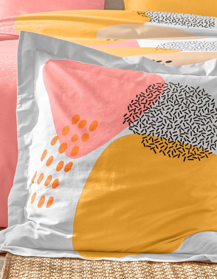 Linge de lit Oscar - coton (corail)