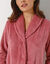 Fleece-kamerjas met sjaalkraag - Lengte 95 cm (roze)
