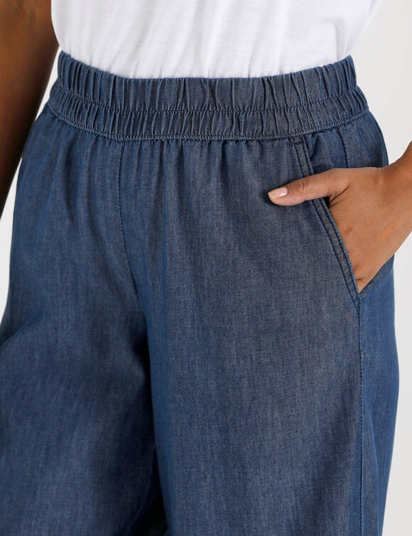 Mom fit jeans met knopen (stone)