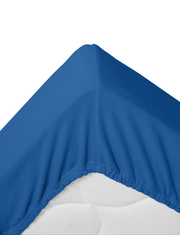 Couverture polaire mi-housse 350 g/m² (bleu jean)