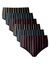 Slip fermés rayés taille haute - lot de 6 (assortis)