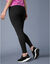 Effen legging in biokatoen (zwart)