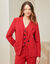 Veste blazer fluide, manches longues (rouge vif)