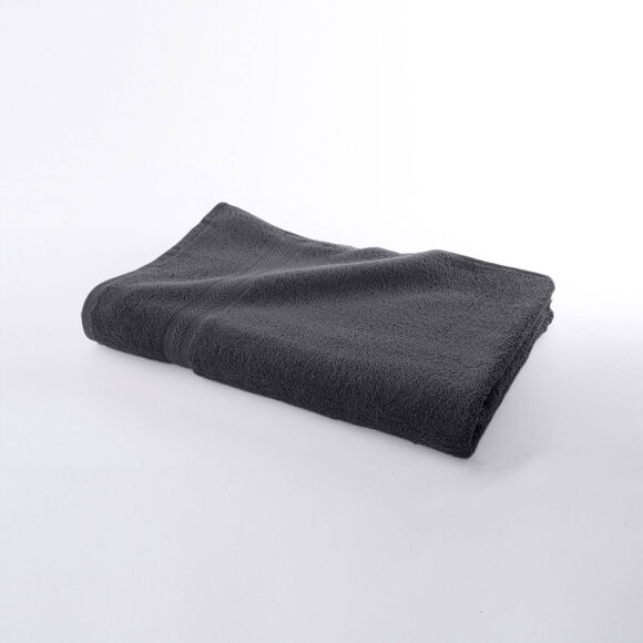 Collection serviettes de bain unies 420 g/m2 confort moelleux (anthracite)