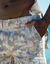 Bermuda in canvas met camouflageprint (lichtgrijs)