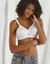 Soutien-gorge forme emboîtante et couvrante « Coeur Croisé iconique » - sans armatures (blanc)