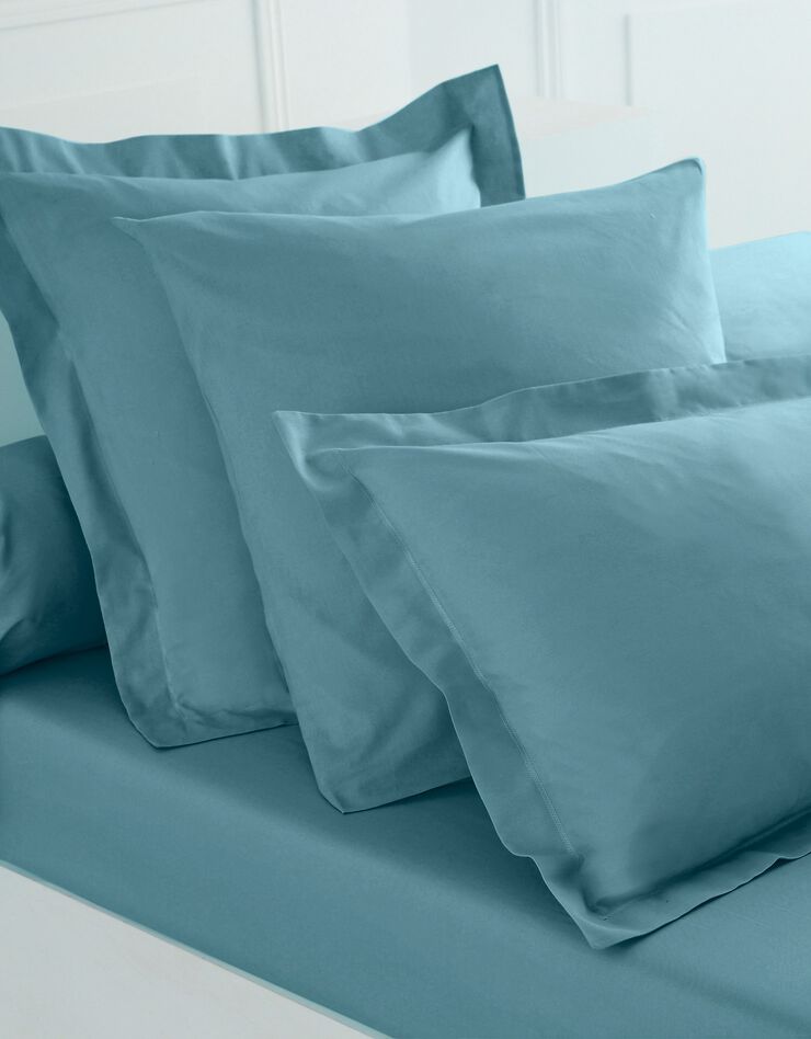 Linge de lit uni coton (cèdre)