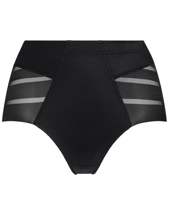 Tailleslip voor platte buik Diams' Control (zwart)