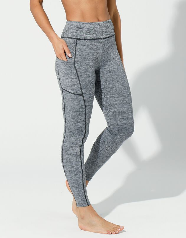 Sportlegging met zakken (antraciet)