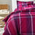Linge de lit Scott flanelle tissé teint (prune)