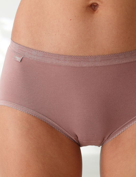 Culotte midi Basic - lot de 3 (blanc + marine + noisette)