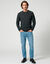 Jean droit basique coton stretch - L32 (stone clair)