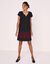Robe base imprimé cuivré (noir / rouge)