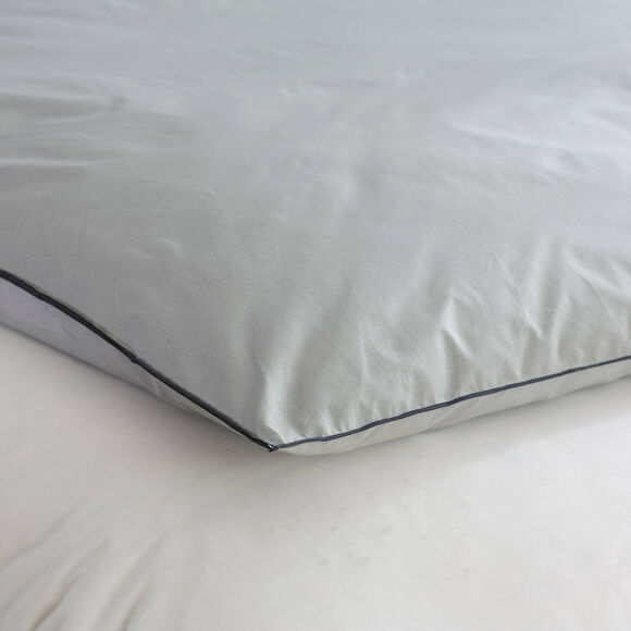 Édredon naturel duvet et plumettes qualité prestige (gris)