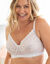 Soutien-gorge forme minimiseur sans armatures tout en dentelle - lot de 2  (blanc + noir)