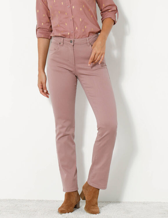Pantalon sculptant, 5 poches (praline)