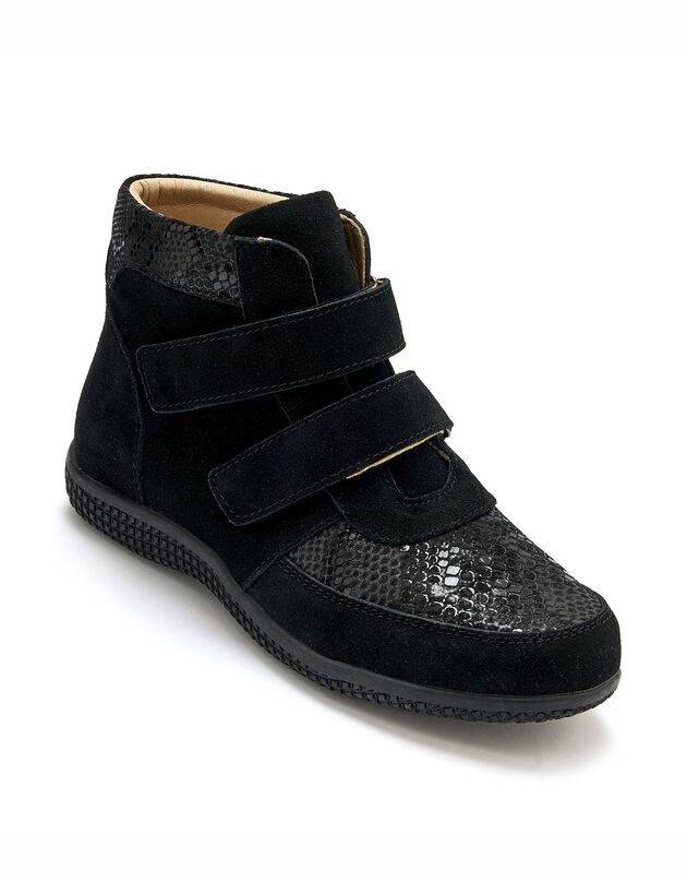 Boots double scratch - semelle confort amovible PÉDICONFORT (noir)