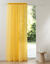 Effen voilegordijn met fronsgalon (geel)