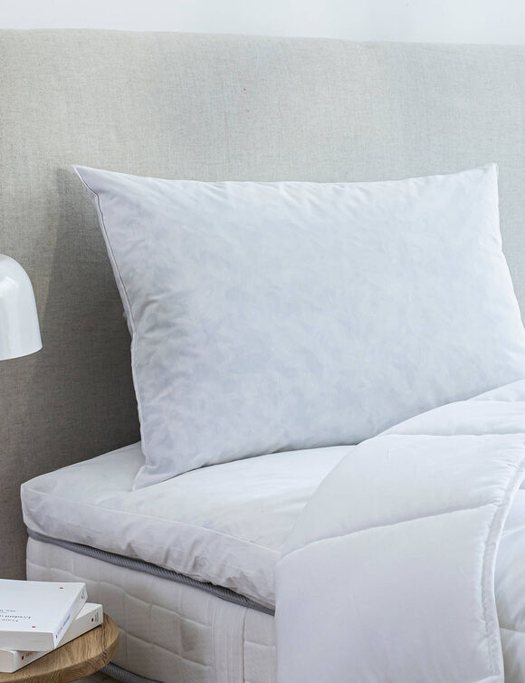 Oreiller plumes en lot de 2 (blanc)