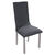 Housse chaise unie extensible - housse int&eacute;grale ou assise seule (gris)