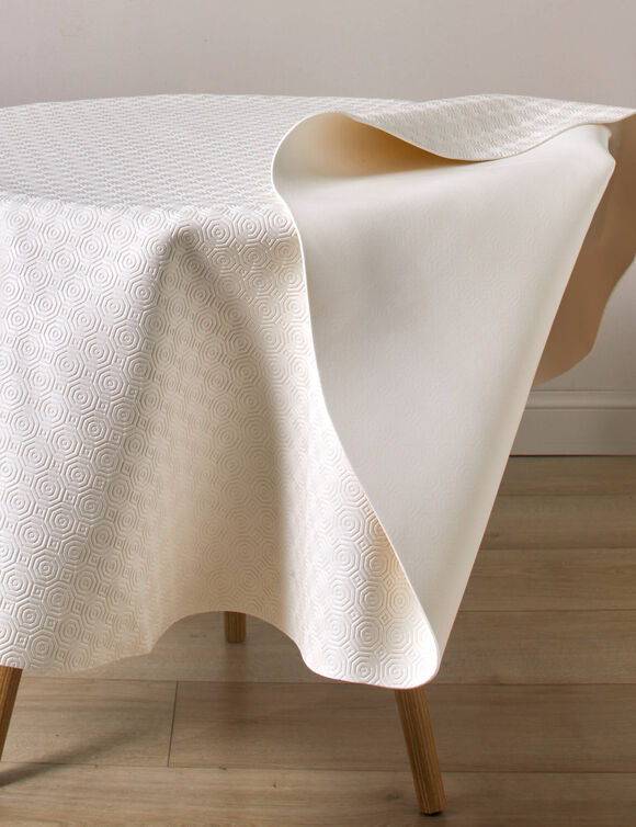 Protège-table standard, version housse ou sous-nappe (écru)