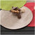 Ronde placemat in bamboe - Set van 4 (beige)