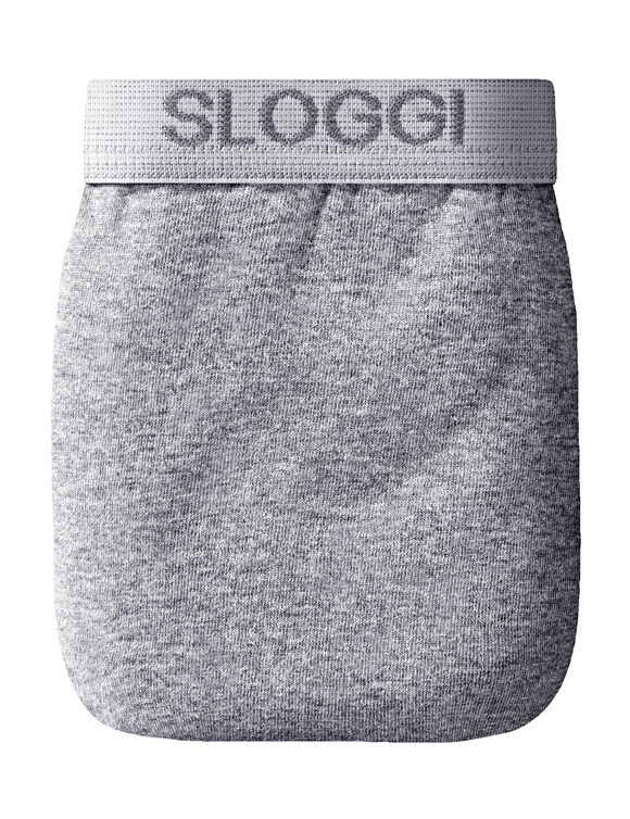 Gesloten slip in midimodel (chin&eacute; grijs)