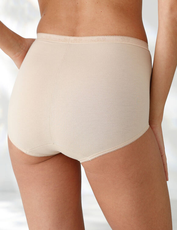 Culotte maxi Basic - lot de 3 (nude)