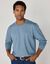 T-shirt met ronde hals en lange mouwen - set van 3 (taupe + CHOCOT + grijsblauw)