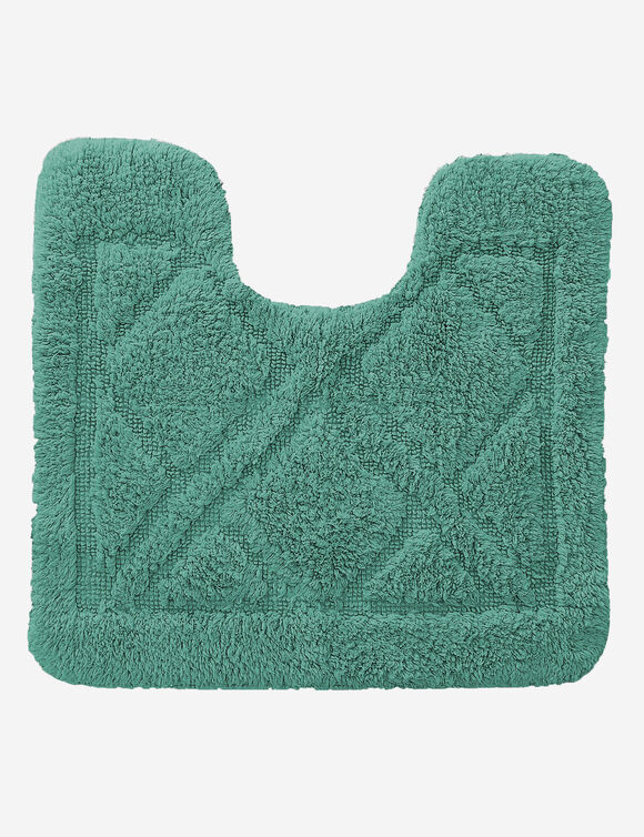 Tapis de bain losanges (eucalyptus)