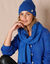 Écharpe chaude (bleu)