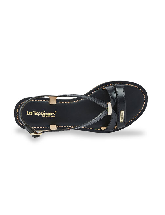 Leren sandalen Harmoon (zwart)