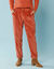 7/8-broek in velours, kleine lengtes (paprika)