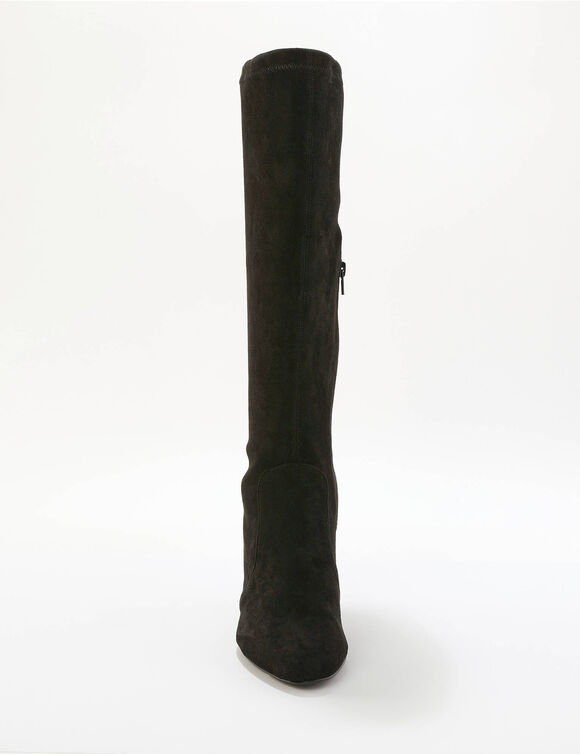 Bottes stretch &agrave; talon  (noir)