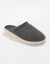 Slippers sleehakken comfort wijdte (grijs)
