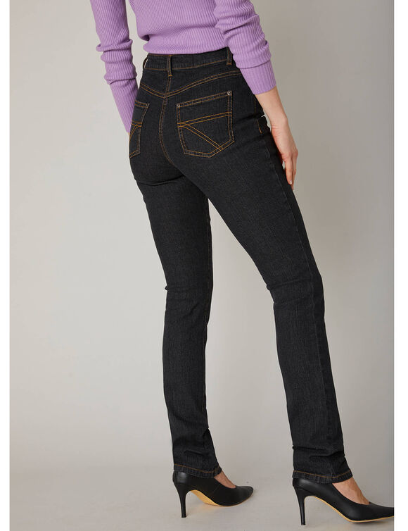 Jean droit - petite stature (black)
