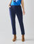 Pantalon 7/8ème fuselé uni (marine)