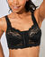 Soutien-gorge agrafage devant - sans armatures (noir)