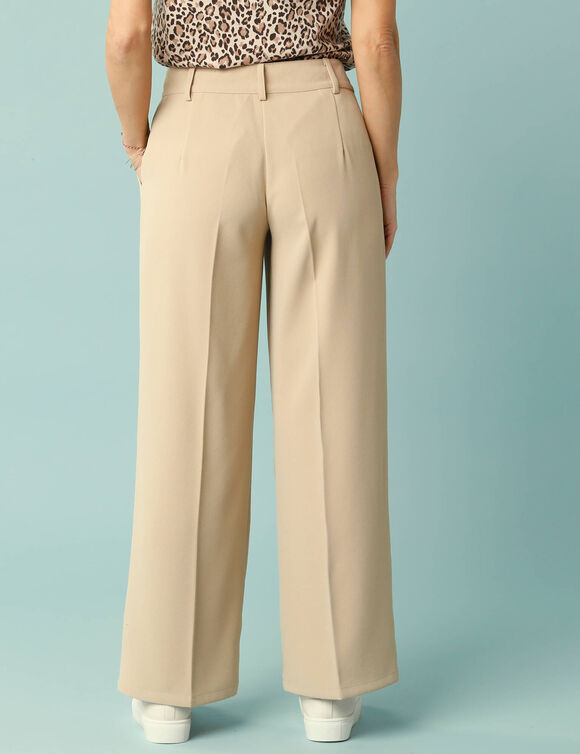 Pantalon large fluide Spécial Petites (sable)
