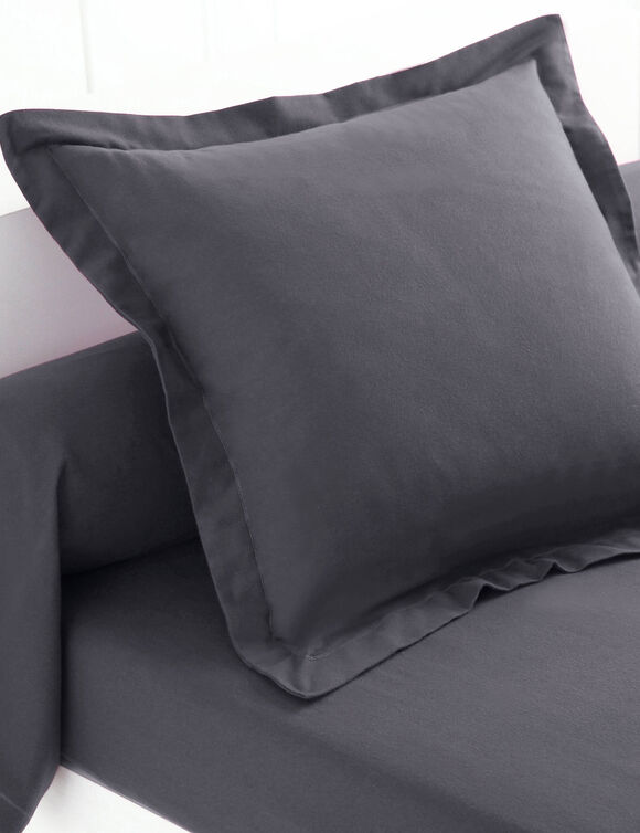 Linge de lit uni - flanelle 160 g/m&sup2; (anthracite)