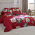 Bedlinnen Chalet katoen (rood)
